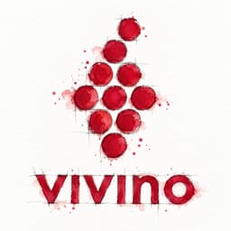 Ink and watercolor Vivino mark